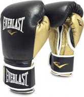 Перчатки тренировочные Everlast POWERLOCK_PU_GLOVES 12oz P0000023 черно-золотистый
