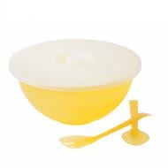 Салатник глибокий з кришкою Sagad 26 см SA. 41 Yellow