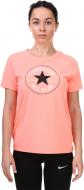 Футболка Converse CORE SOLID CHUCK PATCH CREW 10001124-830 р.S персиковий