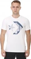 Футболка Converse Stash Logo Tee 10003933-102 р.XL белый