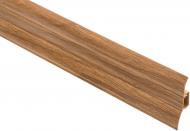 Плинтус ПВХ King Floor дуб янтарный 23x62x2500 мм Плинтус ПВХ King Floor дуб янтарный 23x62x2500 мм