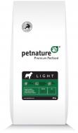 Корм сухой для взрослых собак для всех пород PET NATURE Adult Light Курица 15 кг