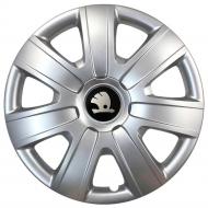 Колпак для колес SJS Skoda 415 R16" 4 шт. серебряный Колпак для колес SJS Skoda 415 R16" 4 шт. серебряный