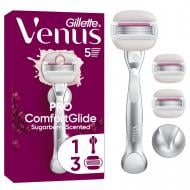 Станок для бритья Gillette Venus Pro ComfortGlide Sugarberry с 3 сменными картриджами