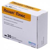 Лозап Zentiva 100 ПЛЮС 30 шт.