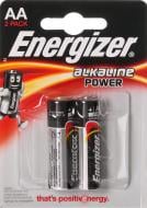 Батарейка Energizer Батарейка ENERGIZER AA Alk Power 2шт AA (пальчиковые) 2 шт. (AA/LR6 FSB2 (633804))