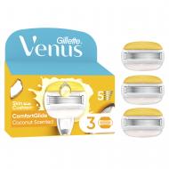 Сменный картридж Gillette Venus ComfortGlide Olay с кокосом 3 шт.