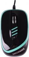 Мышь Greenwave Gatwick (R0004688) black/green