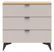 Комод BRW VELTON 3ш 850x820x410 мм дуб артизан/кашемир S720-KOM3S-UKA/DASN/BPS Комод BRW VELTON 3ш 850x820x410 мм дуб артизан/кашемир S720-KOM3S-UKA/DASN/BPS