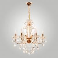 ВИТРИНА! Люстра подвесная Strotskis Ariella 6x40 Вт E14 золото 10044/6