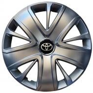 Колпак для колес SJS Toyota 341 R15" 4 шт. серебряный