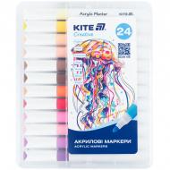 Набор маркеров акриловых KITE Creative Jumbo 24 шт. мульти K-1291