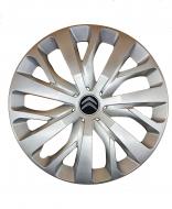 Ковпак для коліс A&K Citroen A205(лого наліпка) R16" 4 шт. срібний