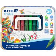 Набор маркеров акриловых KITE Creative с редкими чернилами 24 шт. мульти K-1162
