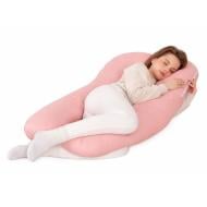 Подушка для беременных и отдыха Basic Flex 135х68х25 см Sonex розовый