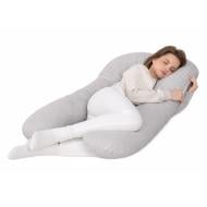 Подушка для беременных и отдыха Basic Flex 135х68х25 см Sonex серый
