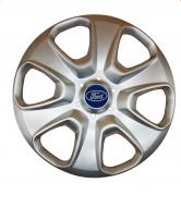 Ковпак для коліс A&K Ford A177(лого наліпка) R15" 4 шт. срібний