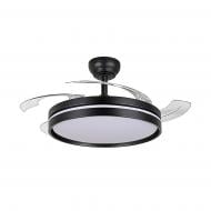 Люстра-вентилятор Videx 60 Вт LED-модуль черный 29185