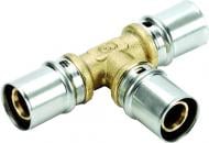 Тройник-пресс Bonomi для металлопластиковых труб O26