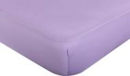 Простирадло на резинці трикотажне 180x200 см бузковий Homeline