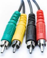 Кабель EMT ЕМТ 4RCA*4RCA 2,4 м 2,4 м черный