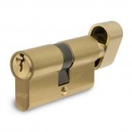 Цилиндр Abus KE50 35x35 ключ-вороток 70 мм матовая латунь