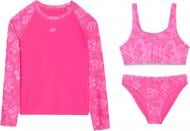 Комплект для девочек 4F Bikini Set р.134140 розовый 4FJWSS26UBKSF056-55A