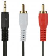 Кабель 2E mini-jack 3,5 мм – 2xRCA 1 м (2E-W33291M) AUX