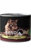 Консерва для взрослых кошек LANDOR Adult Индейка и кролик 200 г Консерва для взрослых кошек LANDOR Adult Индейка и кролик 200 г