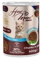 Корм влажный для кошек How Meow Adult с рыбой 400 г Корм влажный для кошек How Meow Adult с рыбой 400 г
