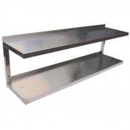 Полиця Lemax 700x300х300 мм нержавіюча сталь