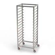Тележка на 18 уровней 405x667х1800 мм нержавеющая сталь