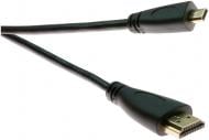 Кабель Drobak HDMI – microHDMI 0.75 м чорний (212648)