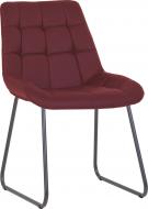Стул обеденный Nowy Styl NICOLE CFS ANTR (BOX-1) SQR ECO-28 бордовый / антрацит