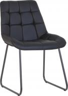 Стул обеденный Nowy Styl NICOLE CFS ANTR (BOX-1) SQR ECO-30 черный / антрацит