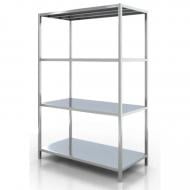Стелаж н/с 4 полиці 600х500х1800 мм 600x500х1800 мм нержавіюча сталь
