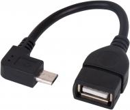 Кабель EMT microUSB – USB 0.15 м чорний (6-0323)