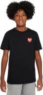 Футболка Nike K NSW TEE HEART FN9639-010 р.L черный Футболка Nike K NSW TEE HEART FN9639-010 р.L черный