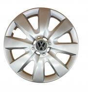 Колпак для колес A&K Volkswagen A106(лого наклейка) R15" 4 шт. серебряный