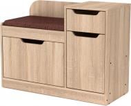 УЦІНКА! Тумба для взуття Компаніт ТО-12 380X900X660 ММ ДУБ СОНОМА (290) (УЦ №29)