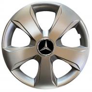 Колпак для колес SJS Mercedes-Benz 331 R15" 4 шт. серебряный