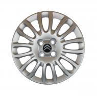 Колпак для колес A&K Citroen A161(лого наклейка) R15" 4 шт. серебряный
