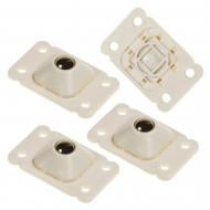 Комплект мебельных роликов Supretto на клейкой основе универсальные (7293) Комплект мебельных роликов Supretto на клейкой основе универсальные (7293)