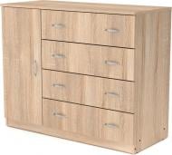 УЦІНКА! Комод Компаніт 4+1Б ДУБ СОНОМА (290) (УЦ №29)