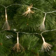 Электрогирлянда линейная тепло-белая встроенный светодиод (LED) 50 ламп 5 м Электрогирлянда линейная тепло-белая встроенный светодиод (LED) 50 ламп 5 м