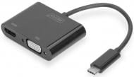 Адаптер Digitus USB 3.0 - HDMA+VGA Full HD M/F 0,15 м черный (DA-70858) Адаптер Digitus USB 3.0 - HDMA+VGA Full HD M/F 0,15 м черный (DA-70858)