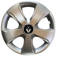 Колпак для колес SJS Renault 331 R15" 4 шт. серебряный