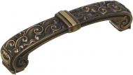 Меблева ручка скоба DC 96 мм DR 22/96 G4A стара бронза