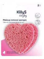 Губка KillyS для снятия макияжа 2 шт. розовый