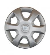 Колпак для колес A&K Ford A132(лого пластик) R15" 4 шт. серебряный